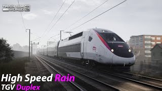 High Speed Rain : LGV Méditerranée : Train Sim World 2 1080p60fps screenshot 4