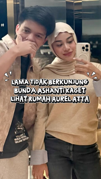 Just visited Ashanti's mother and was surprised to see Bang Atta's house #aurelhermansyah #attaha...