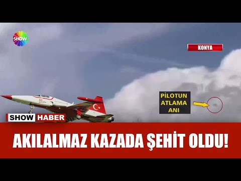 Türk Yıldızları uçağı düştü: 1 şehit
