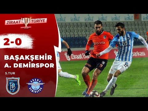 Başakşehir 2-0 Adana Demirspor Maç Özeti (Ziraat Türkiye Kupası 5.Tur) 18.12.2018