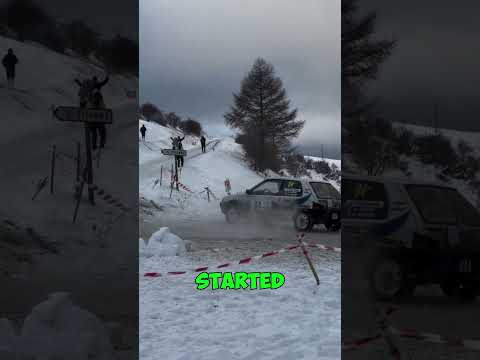 Snowball Madness at the Track! ⛄