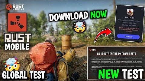RUST MOBILE 🤯 GLOBAL CBT HOW TO DOWNLOAD AND PLAY NOW !