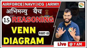 Venn Diagram for Airforce Y group | Reasoning for Airforce y group| Airforce Reasoning Classes