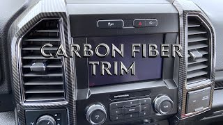 Ford F-150 Carbon Fiber Trim Upgrade – Easy Installation, Timeless Style by Cherocar