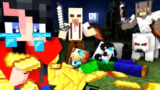 Baldi Family vs Granny Family POOR VS RICH FULL MOVIE (Minecraft Animation)