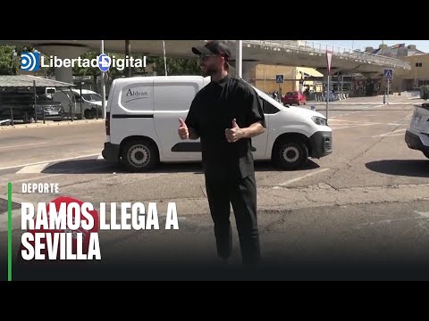 Sergio Ramos llega a Sevilla