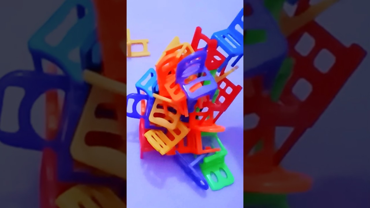 Chair Balance Building Block # Interactive STEM Fun for kids toys 3+