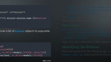 Resolving the Django Template not rendering mission information Issue