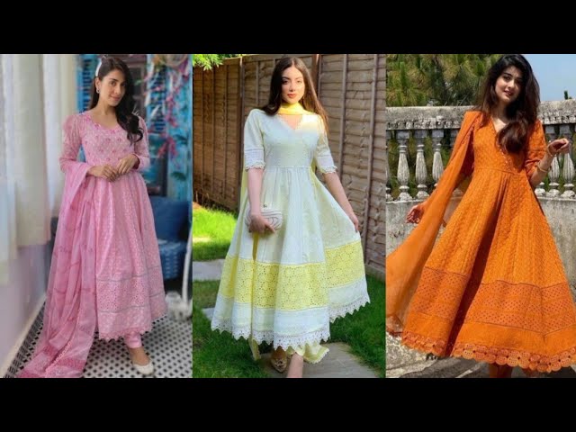 Gorgeous flower printed soft georgette anarkali type long gown for women at  Rs 799 | Varachha Road | Surat | ID: 2848965927562