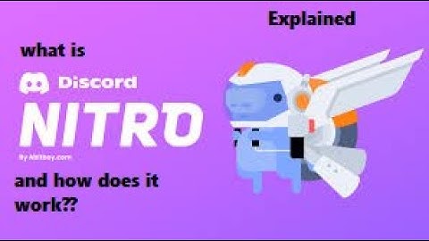 what is discord nitro and how does it work | Explained