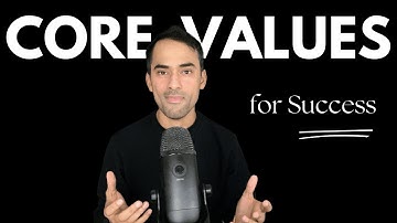 How focusing on your CORE VALUES makes you SUCCESSFUL!