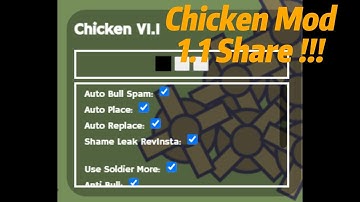 MooMoo.io Chicken Mod 1.1 Share! BEST MOD IN 2022