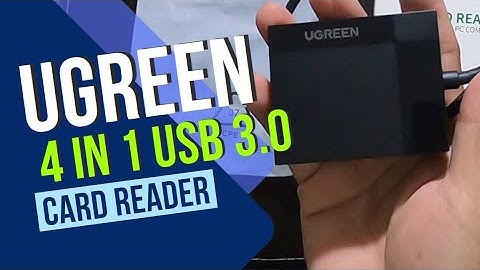 UGREEN 0.5 meter 4 in 1 USB 3.0 Card Reader Unpacking