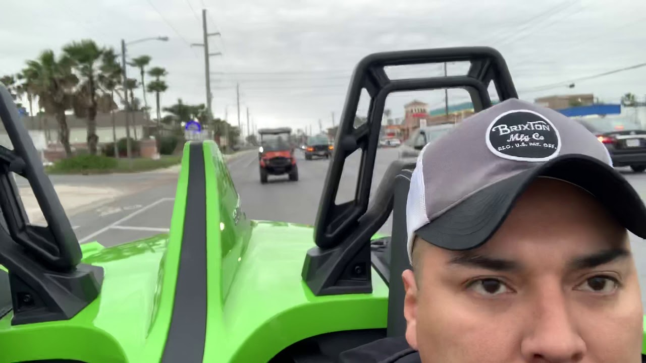 South Padre Island Slingshot driving YouTube
