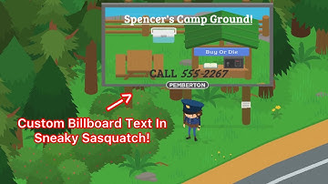 How To Add Custom Billboard Text - Sneaky Sasquatch