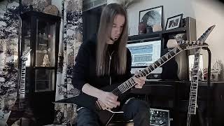 Jackson Guitars artist Kimmo Korhonen Children Of Bodom - Towards Dead End guitar cover