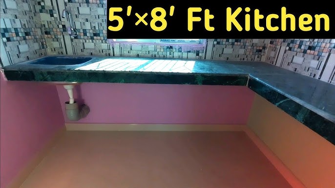 L-Shape 8' X 4.5' Modular Kitchen Design Ideas |Small Modular Kitchen Design  2020 - Youtube