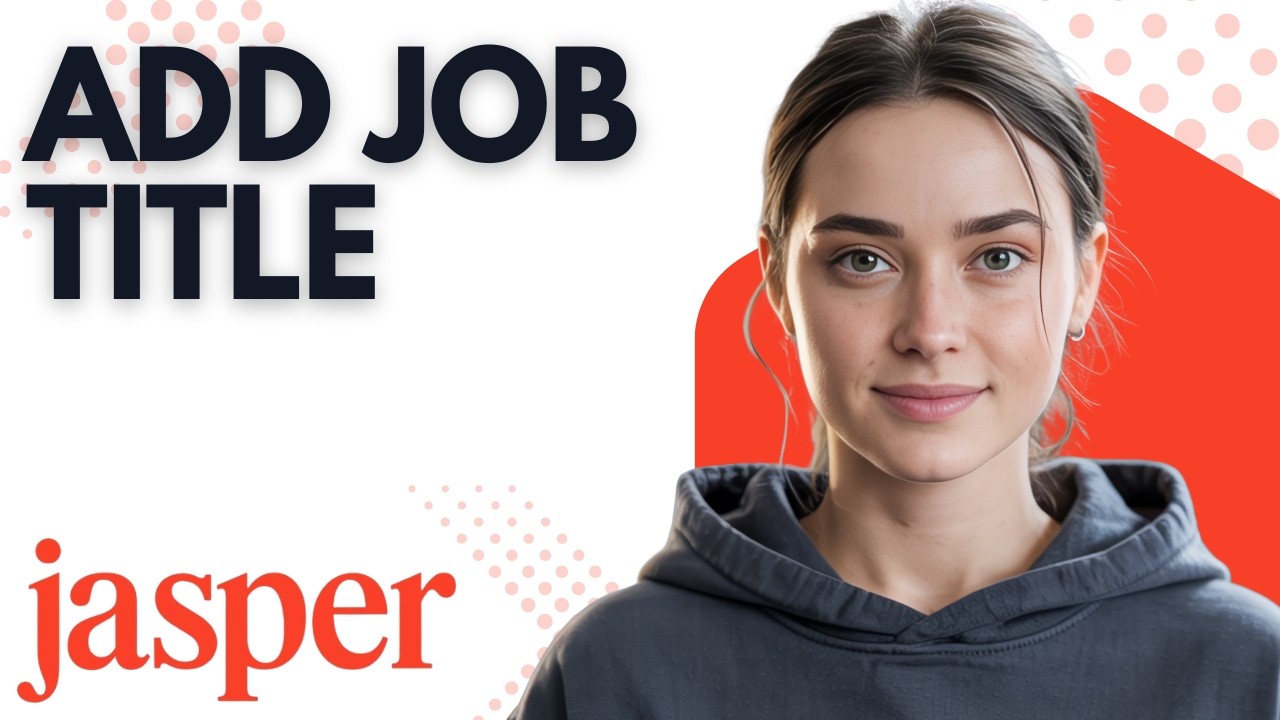 How to Add a Job Title | Jasper Tutorial for Beginners - YouTube