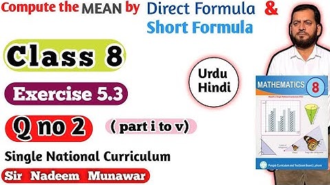 Class 8 Exercise 5.3 Q no 2 Ex 5.3 SNC Maths PCTB Maths  Punjab Text Book Board maths Class 8