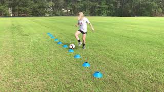 (10 Cone) Pull Behind L, Pull R, Push L