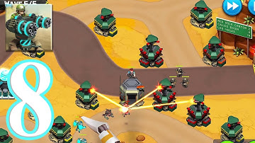 Alien Creeps TD: Strategy Game - Gameplay Walkthrough Episode 8 (iOS, Android)