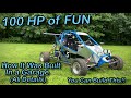 How I built a 100hp Crosskart on the Cheap (all of the details and lots of clips)