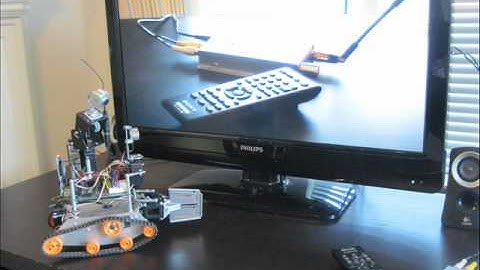 Boe-Bot Robot with spy camera controlled by Desktop Software