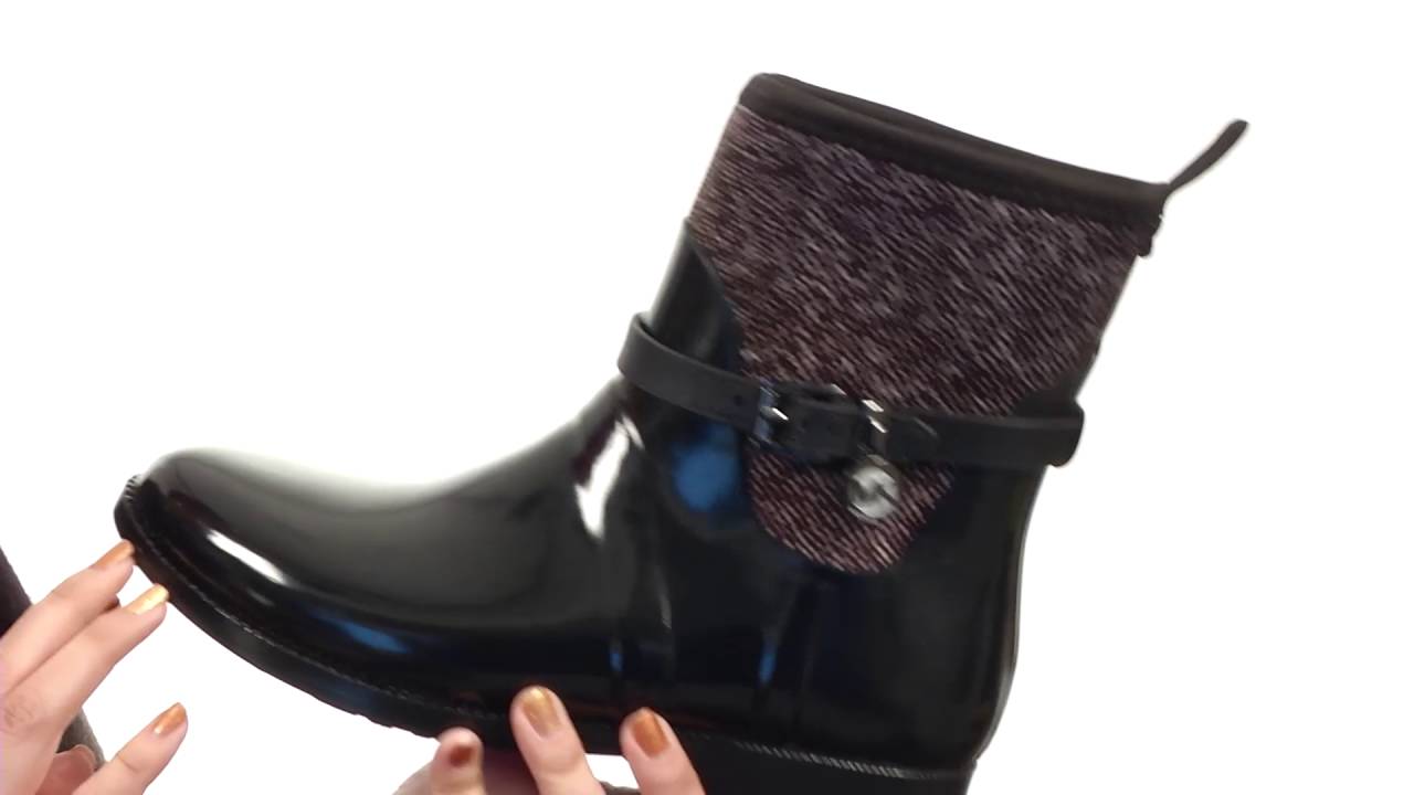 michael kors charm rain boots