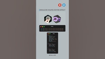 Hexagon Hover Effect | HTML & CSS | #shorts