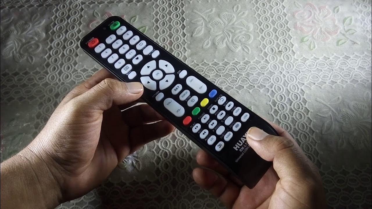Como programar un control universal YouTube