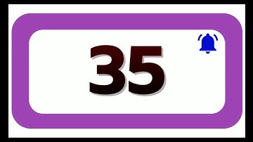 35 Seconds Countdown Timer With Sound Effect COLOR 4K   HD   1080