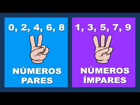 Vídeo: Qual número é par e ímpar?