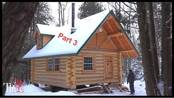 Part 3: Canadian Wilderness Log Cabin Build: A Father-Son Adventure | Full Construction Journey