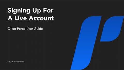 PU Prime 101: How to Sign Up for a Live Account |  Step-by-Step Guide