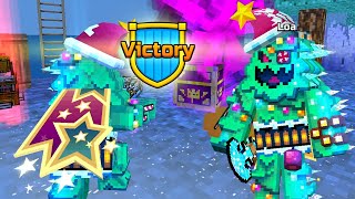 Pixel Gun 3D - Combat Christmas Tree Skin test in Battle Royale