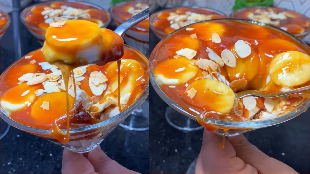 #تحلية الكاراميل بأنجح وأبسط طريقة فرحي بيها وليداتك في هذ العطلةومريقا حمراء وجمرة الله 💯👌🏻