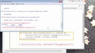 Exclusive R Commander - Confidence Interval for Proportion (Wald's) Details