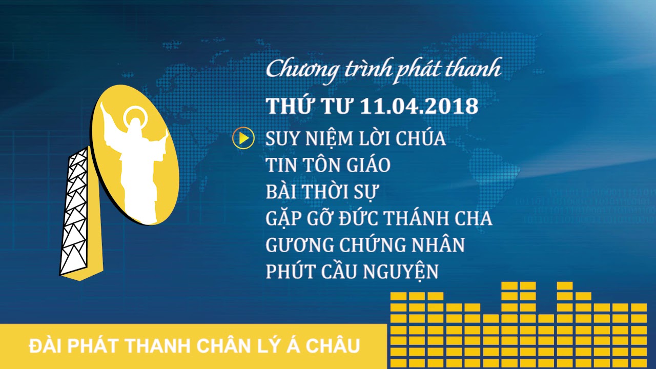 CHƯƠNG TRÌNH PHÁT THANH 08g30, THỨ TƯ 11/04/2018 - YouTube