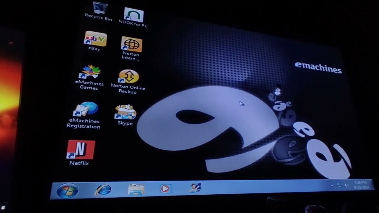 Windows 7 Factory eMachine Recovery a disk Install - YouTube