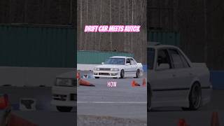 DRIFT CAR meets AUTOCROSS #2jz #autocross #driftcar #cressida #turbo