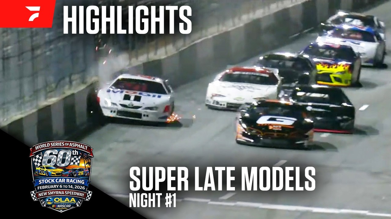 Night 1 | World Series of Asphalt Super Late Models at New Smyrna Speedway 2/6/26 | HIGHLIGHTS