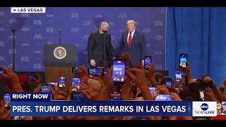 President Trump delivers remarks at Red Rock Casino Resort and Spa in Las Vegas: LIVE