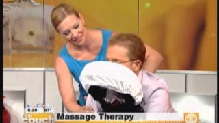 American Massage Therapy Association on CBS New York's Live From the C