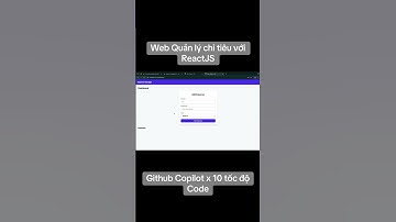 Làm Trang Quản lý chi tiêu với ReactJS + Github Copilot x10 Tốc độ Code #hoclaptrinh #githubcopilot