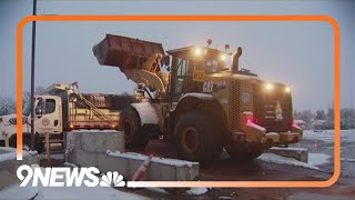 Snow removal crews in Aurora prep for long night as snowfall leads to slick roads