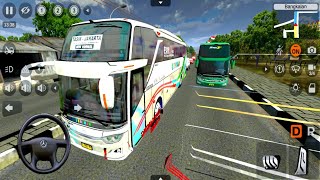 Bus Simulator Indonesia (Bussid) Double Decker Livery PO. Budiman  Android gameplay screenshot 3