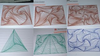 6 Aesthetic Zentangle Art