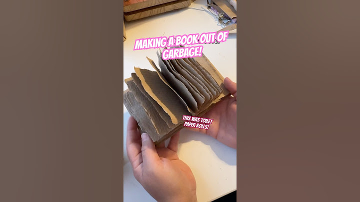 Making a book out of garbage! #recycle #bookbinding #papermaking  #papercrafts #sustainability