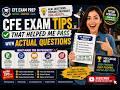 CFE Exam Tips That Helped Me Pass with Actual Questions #cfeexamprep #examprep #tutorverified
