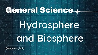 Hydrosphere and Biosphere (GSA Environmental Science Series)